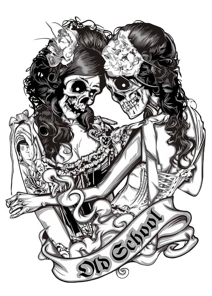 Pin up girl old school
