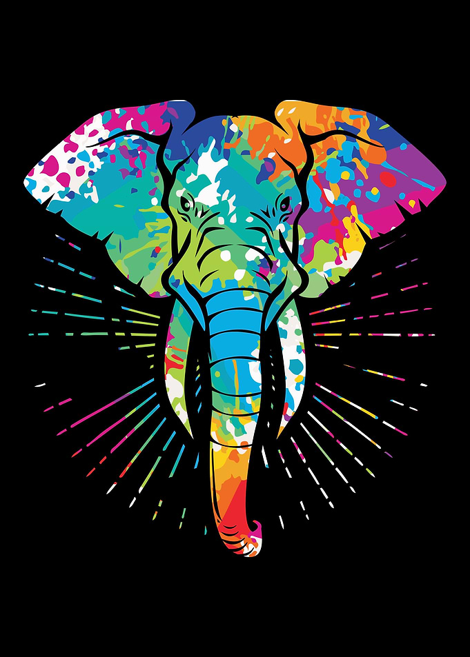 Colorful Elephant