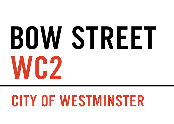 BOW STREET WC2