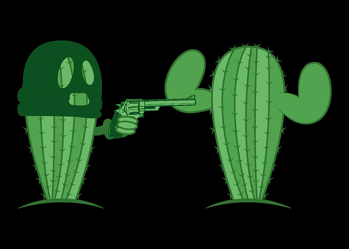 Cactus Robbery Funny Cactu