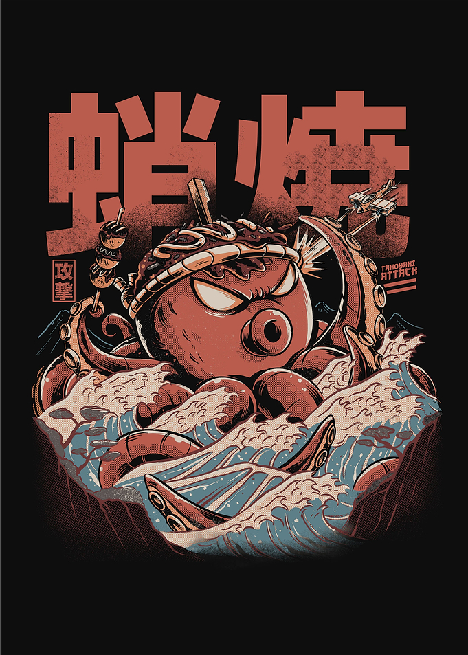 Takoyaki Attack Black Vers