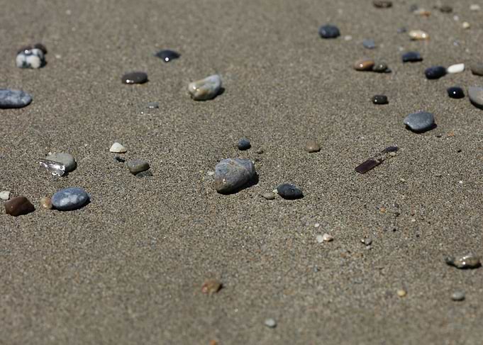 Sea beach ground Crete