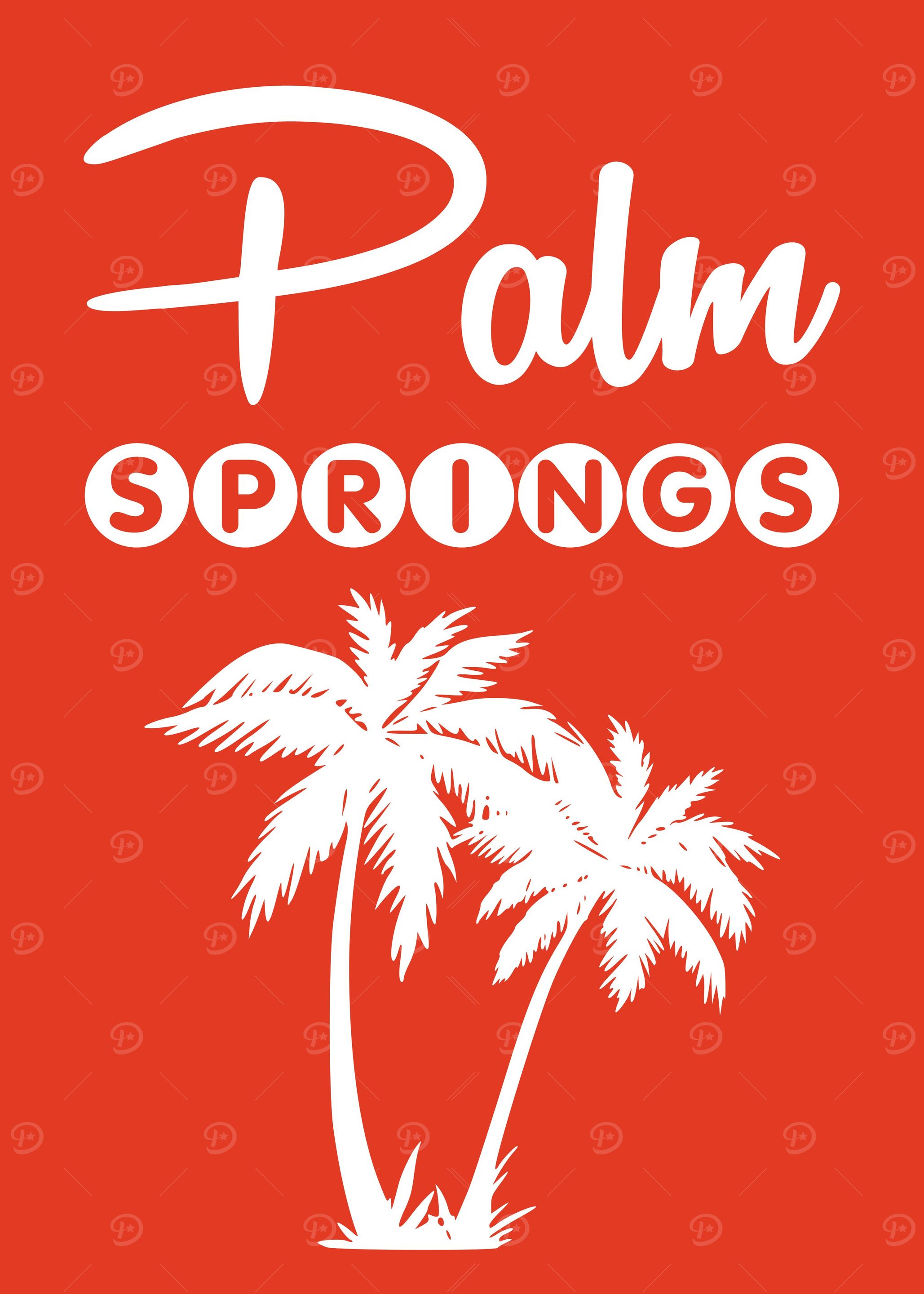 PALM SPRINGS Retro Orange