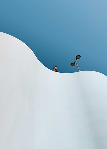 On the wall top