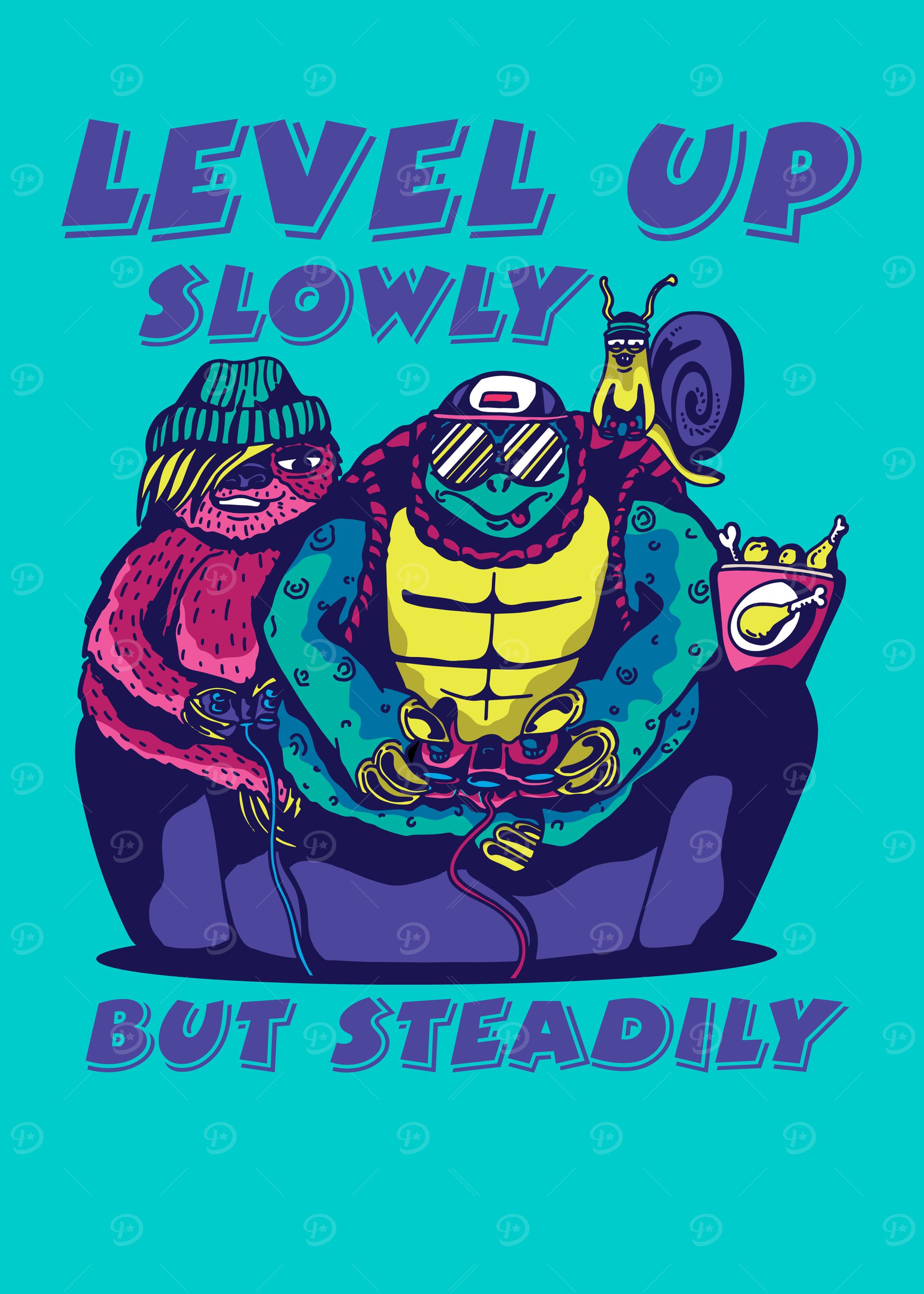 Level up slowly but