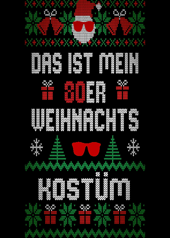 Ugly Christmas Sweater 80s