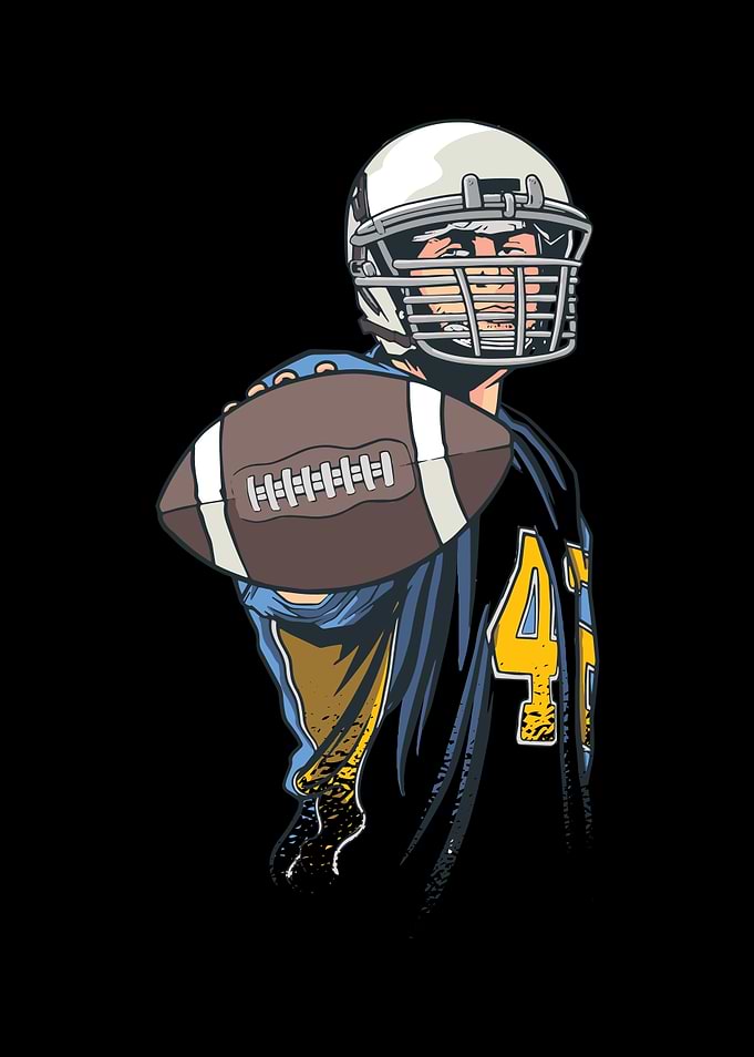 AMERICAN FOOTBALL MAN