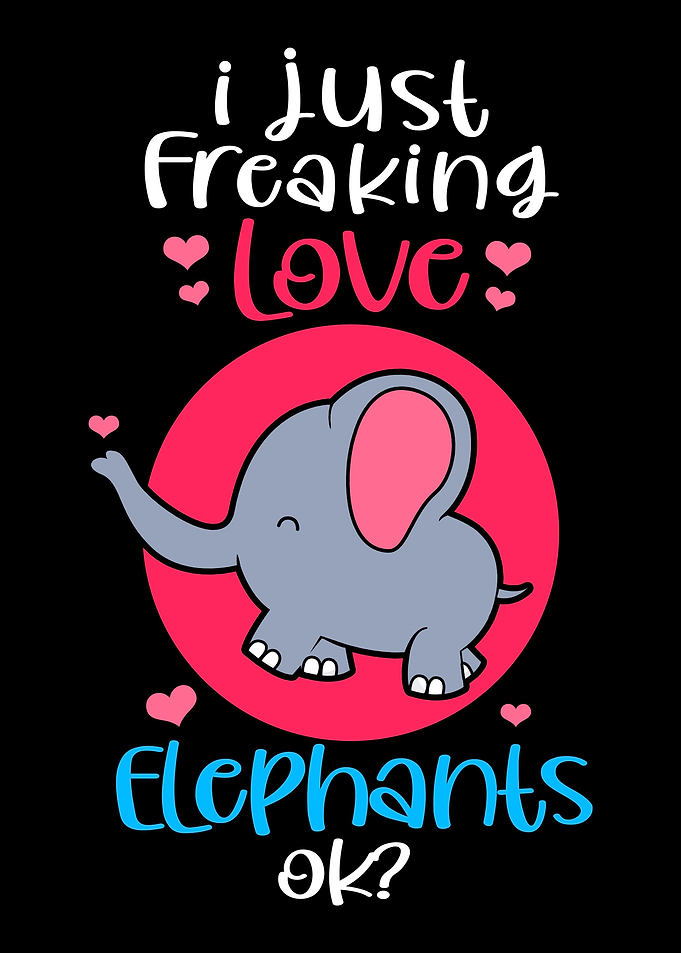 Love Elephants Living Room