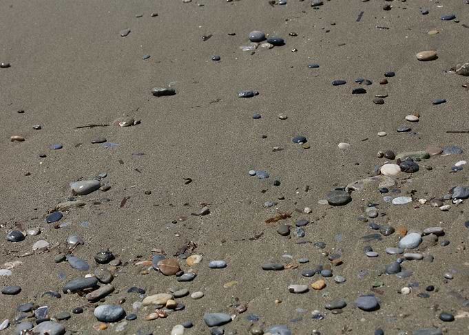 Sea beach ground Crete