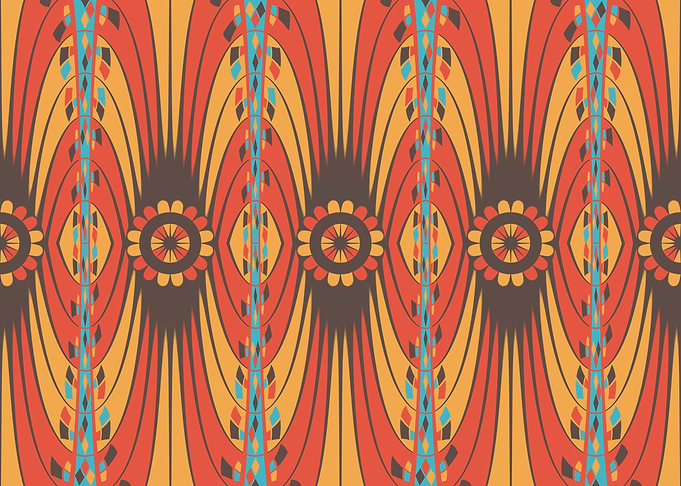 Geometric extravaganza pat