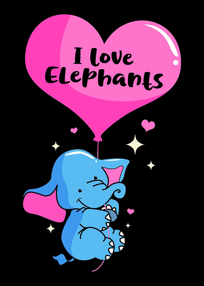 Love Elephants Living Room