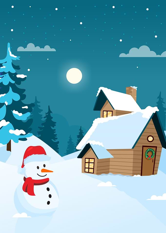 flat design winter