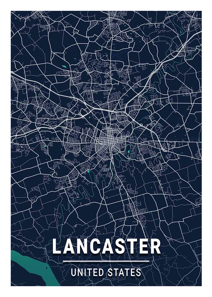 Lancaster Blue Dark Color