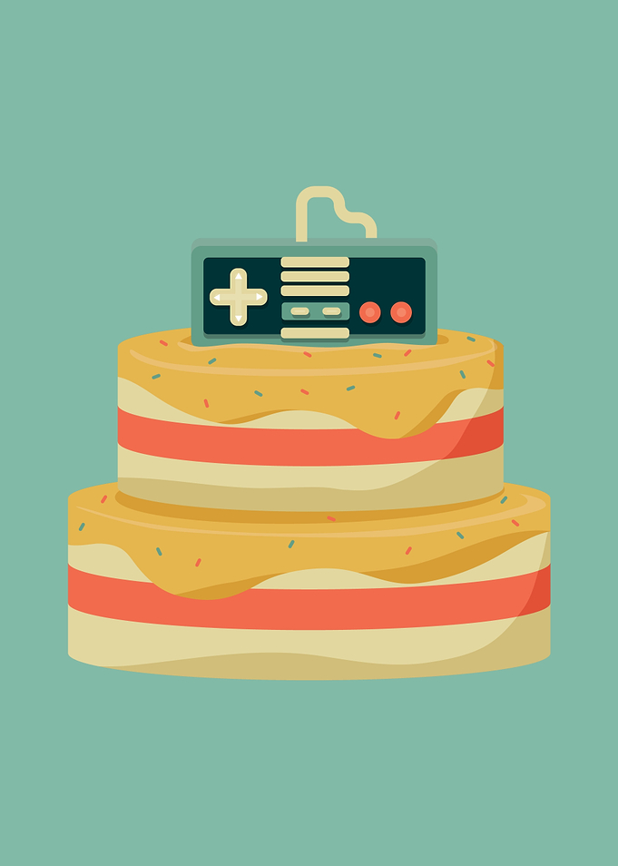 Gaming Cake Birthday