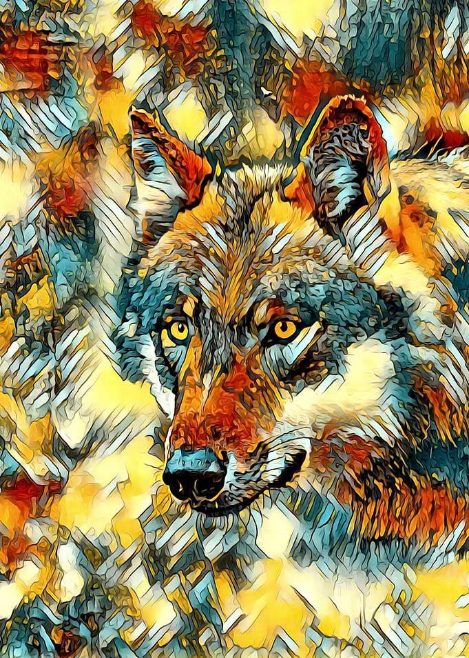AnimalArt Wolf 002