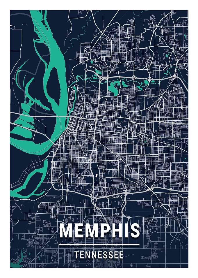 Memphis Blue Dark Color