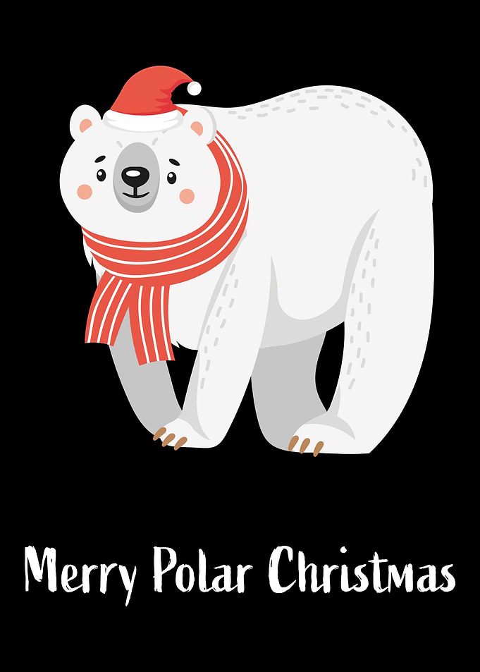 Polar Bear Christmas Bear