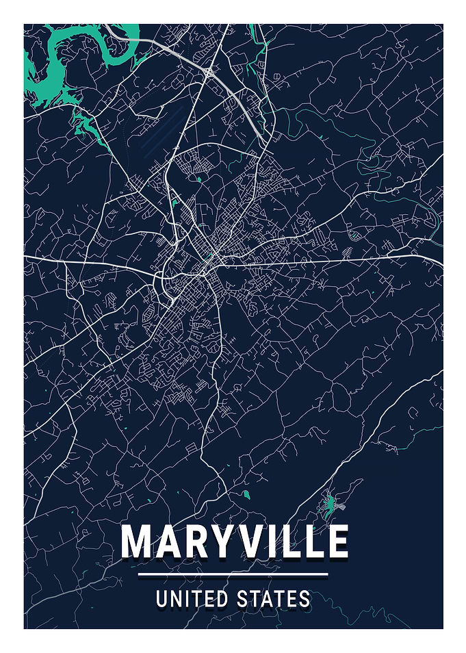 Maryville Blue Dark Color