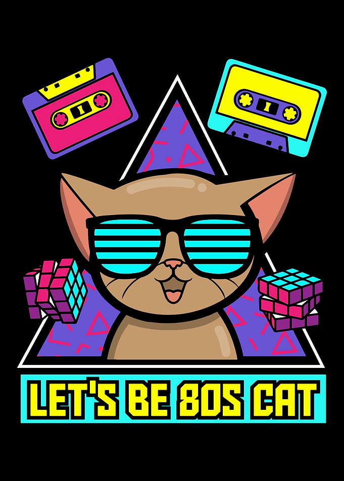 Funny 80s Animal Vintage
