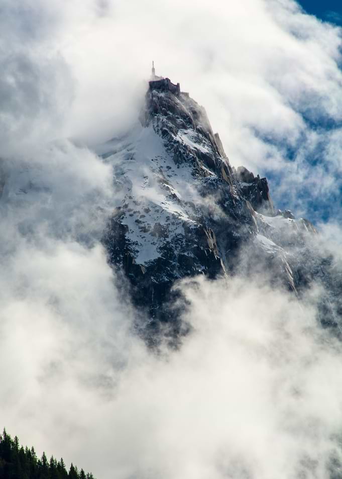 Above the clouds