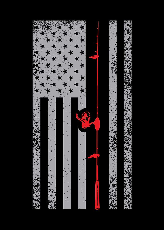 American Flag Fishing USA