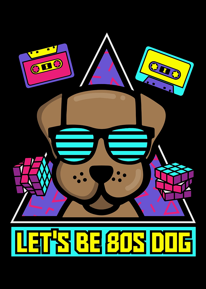 Funny 80s Animal Vintage