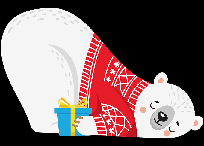 Polar Bear Christmas Bear