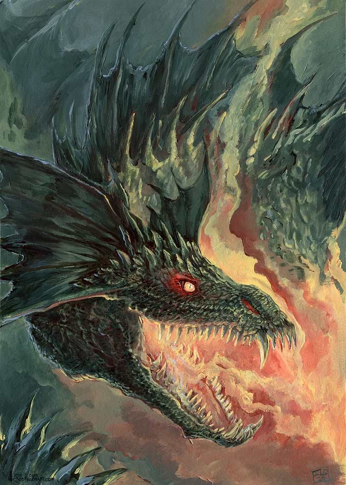 Green Fire Dragon