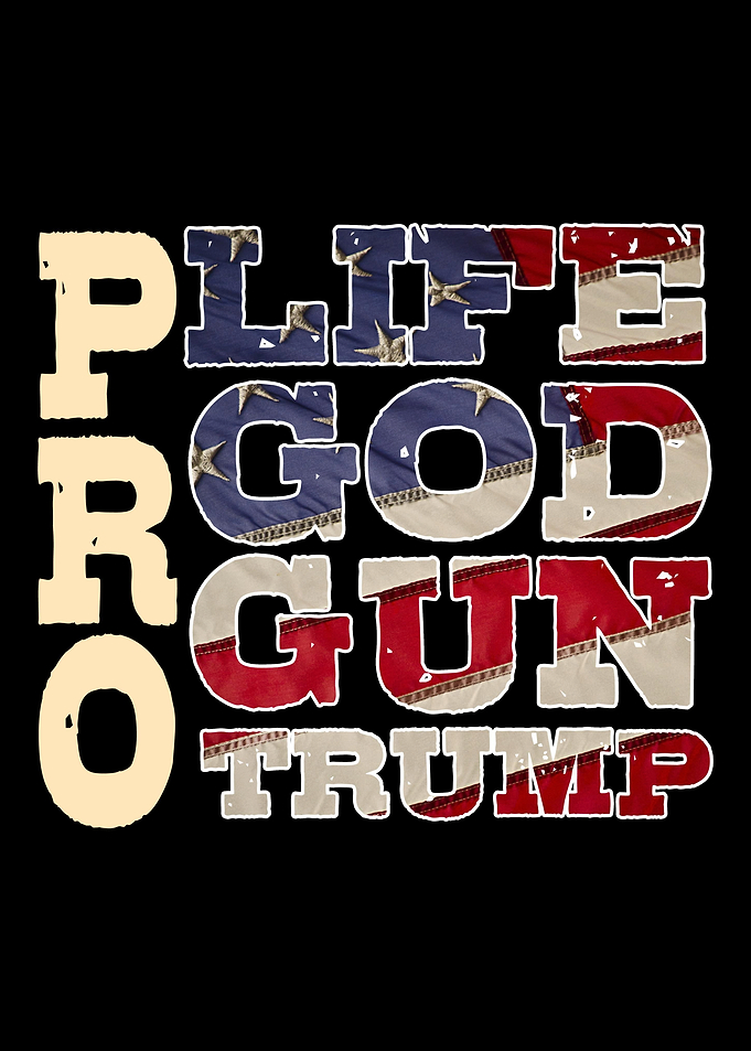 Pro Life God Gun Trump