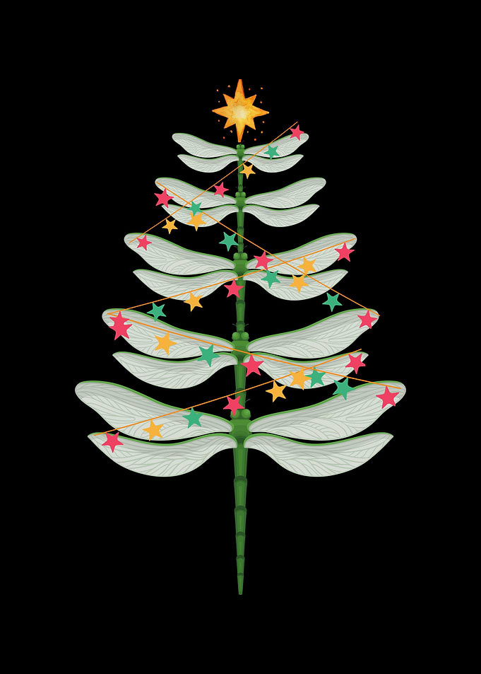 Dragonfly Christmas Tree