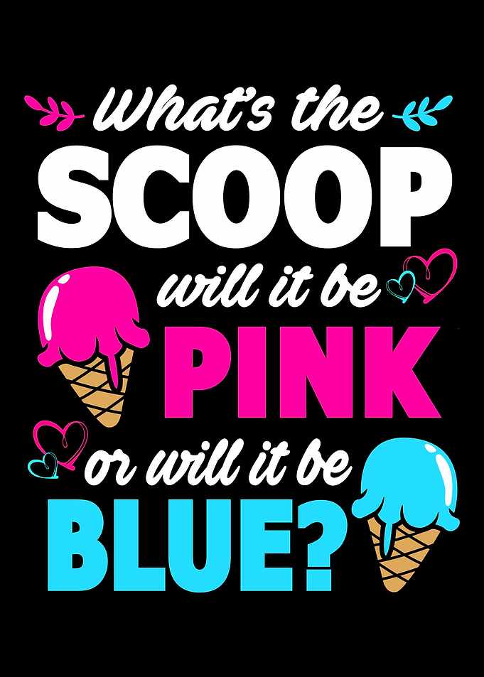 Gender Reveal Ice Cream