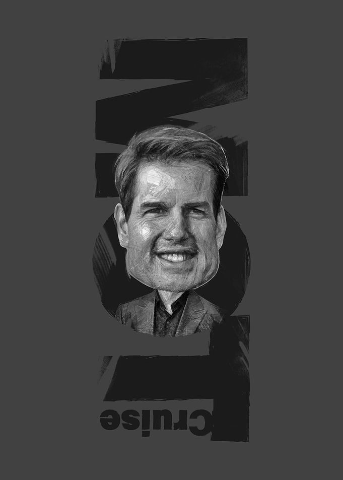 Tom Cruise Caricature