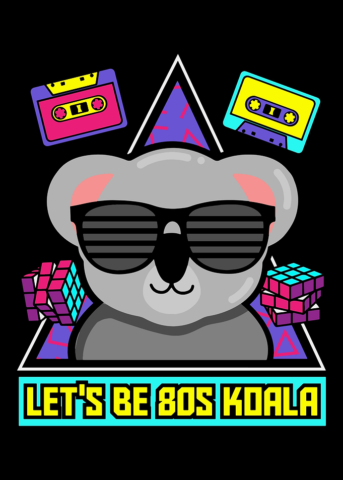 Funny 80s Animal Vintage
