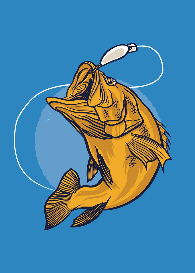 Blackbass Fishing Fish Fan