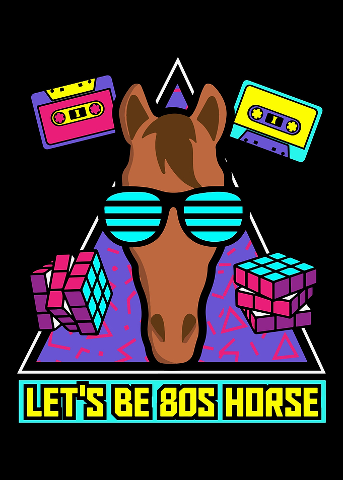 Funny 80s Animal Vintage