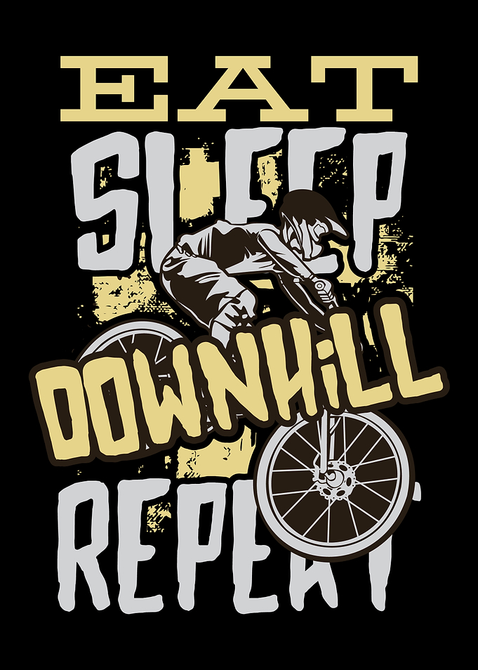 Downhill Bike Eat Sleep