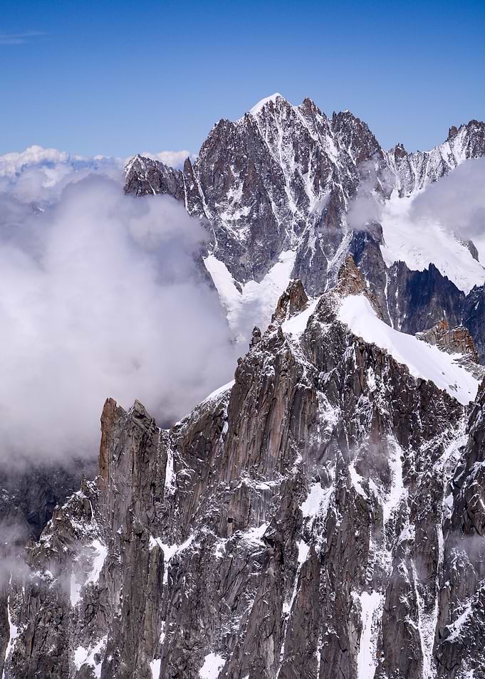 Montagne enneige