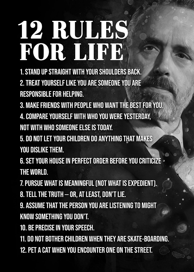 12 rules Jordan Peterson