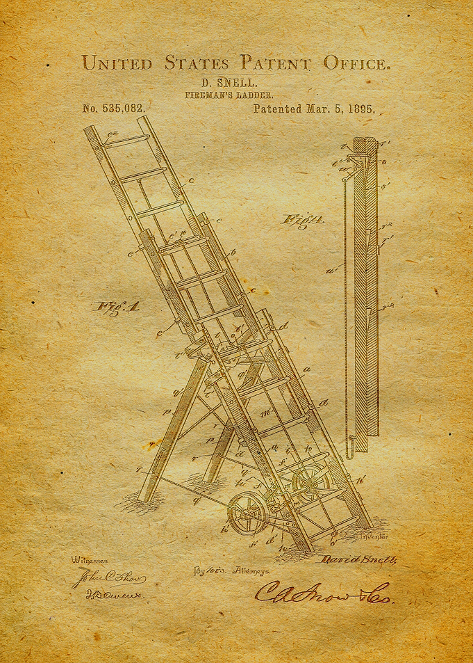 5 1895 Firemans Ladder P