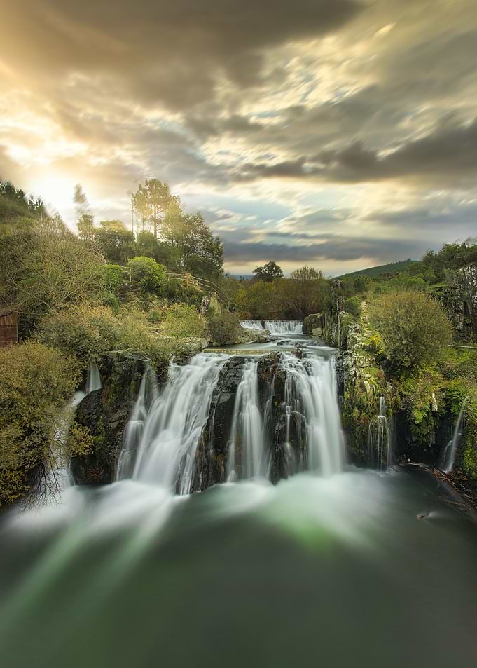Nature waterfall