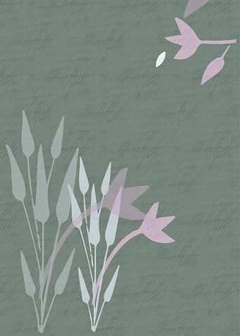 Flowers on texture
