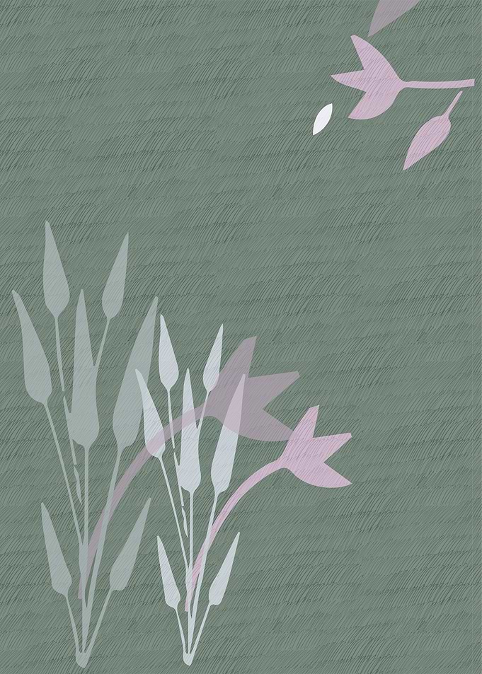 Flowers on texture