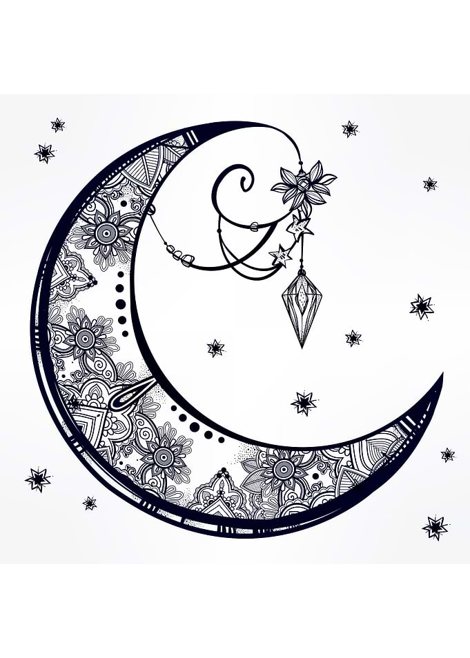 Crescent Moon Design