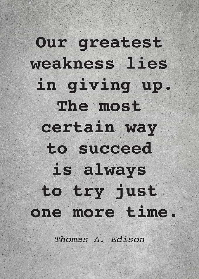 Thomas Edison Quote L001
