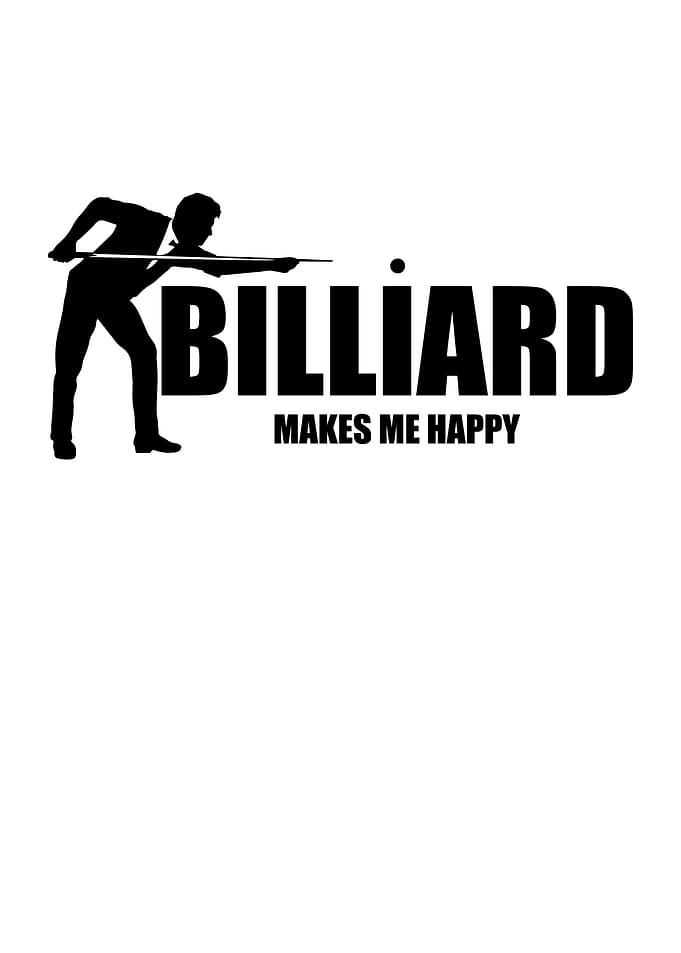 Billard makes me happy