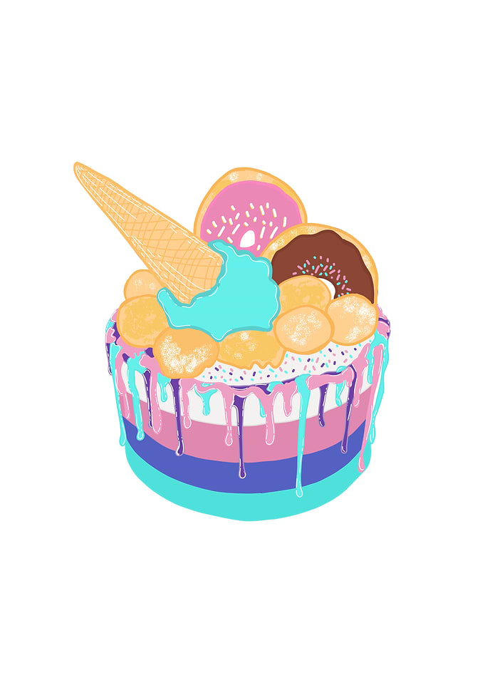 Ice cream cake