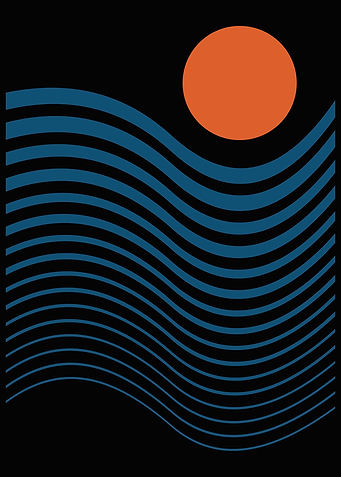Sunset Waves