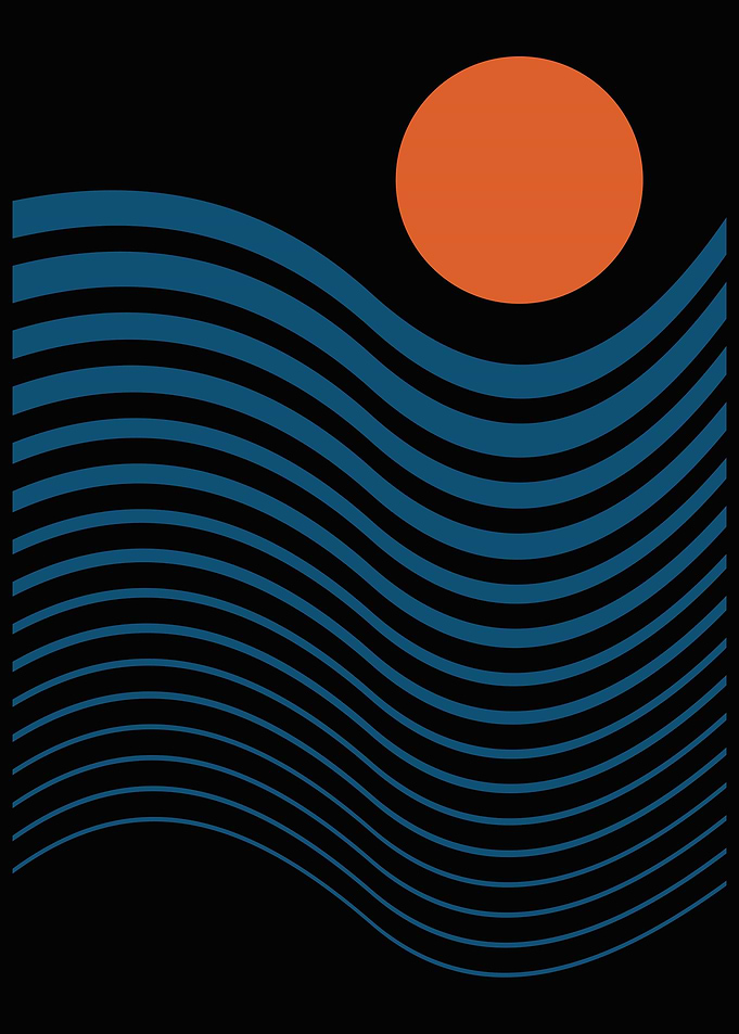 Sunset Waves