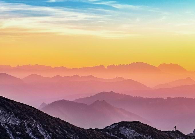 Color of hills