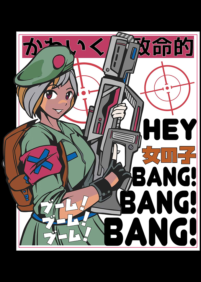 Anime Female Soldier